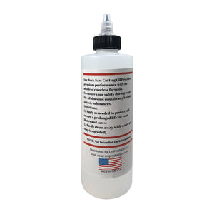 Rock Saw Cutting Oil - 8 oz - Odorless & Clear Lapidary Saw Coolant With Anti-Rust and Anti-Corrosion Inhibitors