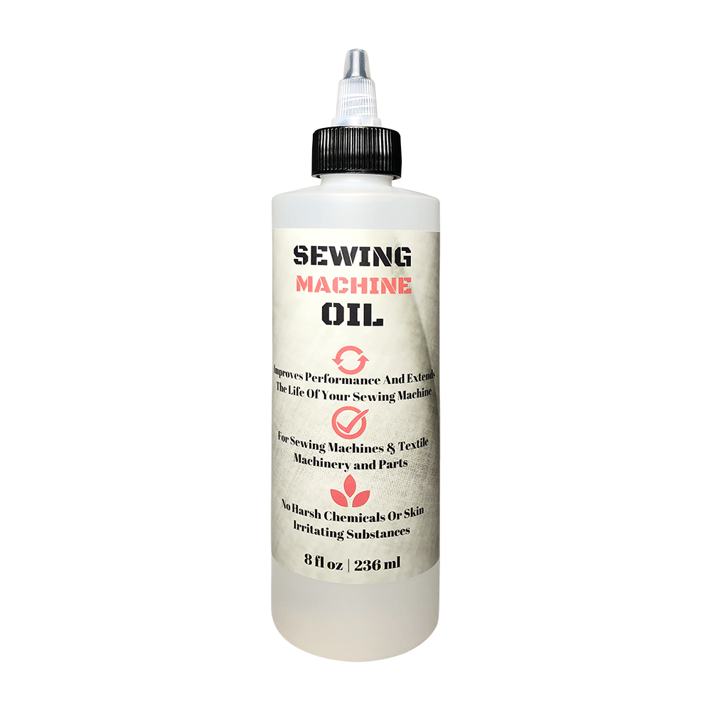 Stainless Sewing Machine Oil - 8 oz - Custom Formulated, Compatible with Singer, Bernina, Embroidery, Kenmore, and Other Commerical Sewing Machines